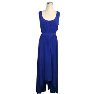 Guess by Marciano Royal Blue High Low Dress Sz Small